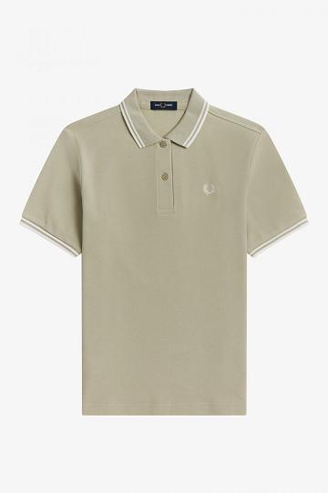 Dámské Polo Triko Fred Perry G3600 Bílé | CZ 1084BEXC